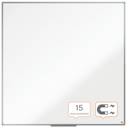 Nobo Essence stål magnetisk whiteboard 120x120cm