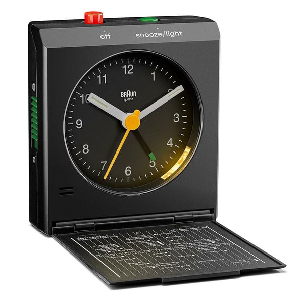Braun BC05B vägg- och bordsklocka Analog klocka Rektangel Svart
