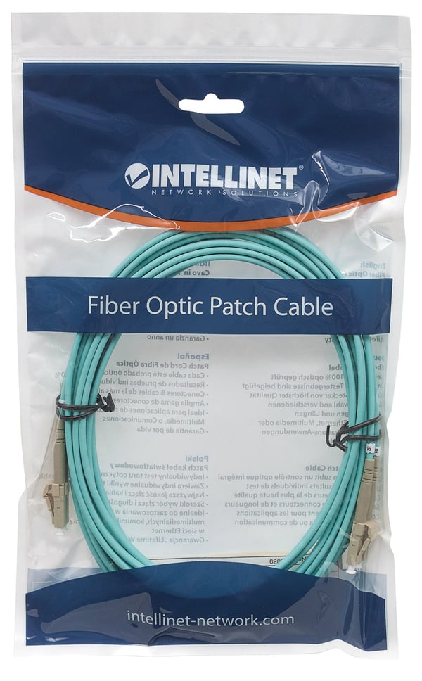 Intellinet 750134 InfiniBand- ja kuituoptiikkakaapeli 2 m LC Vedenvärinen