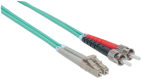 Intellinet 751117 InfiniBand og fiberoptisk kabel 1 m ST LC Turkisfarve