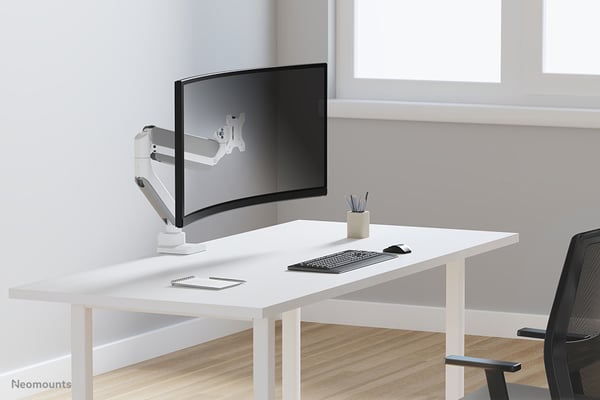 Neomounts DS70PLUS-450WH1 skærmbeslag og -stativer 124,5 cm (49") Skrivebord Hvid