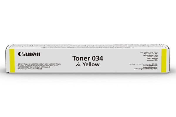 Canon 034 Tonerkassett 1 styck Original Gul