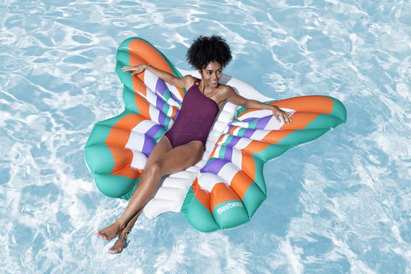 Bestway 43963 pool- och badmadrass Multifärg Mönstrad Polyvinylklorid (PVC)