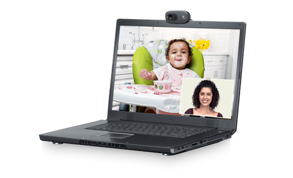 Logitech HD C270 webcam 3 MP 1280 x 720 pixel USB 2.0 Sort, Grå