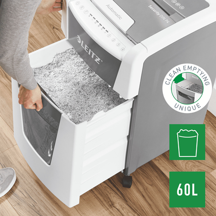 Leitz IQ Office 300 automaattinen paperisilppuri, P4