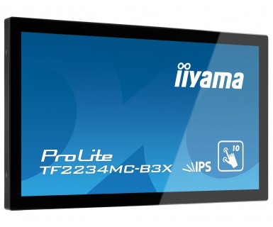 iiyama ProLite TF2234MC computerskærm 54,6 cm (21.5") 1920 x 1080 pixel Fuld HD LED Berøringsskærm Multibruger Sort