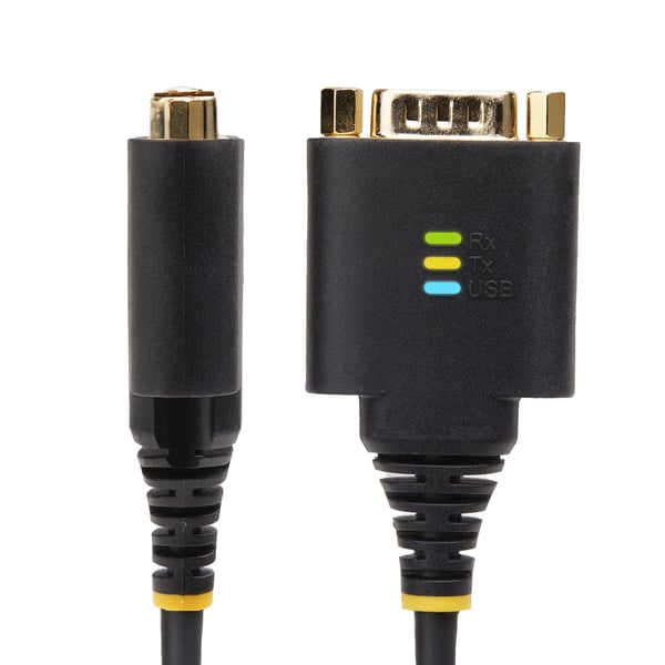 StarTech.com 60 cm 2-Port USB till Seriell Adapter, COM-Retention, FTDI - USB till seriell-kabel - USB (M