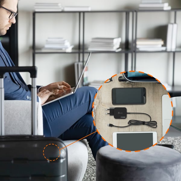 j5create JUP1565DCE3A-EN 67W GaN PD USB-C® minioplader med 3 forskellige jævnstrømsstik - EU