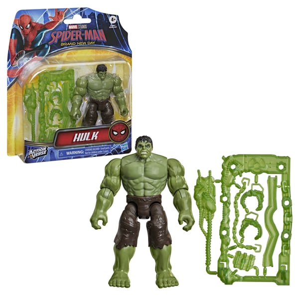 Marvel Spider-Man Marvel Studios Spider-Man Brand New Day ActionVerse Hulk