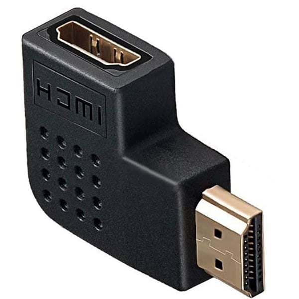 Techly HDMI M/F 270° Sort