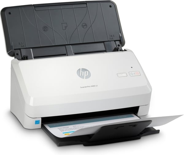 HP Scanjet Pro 2000 s2 Sheet-feed Scanner Skanner med papir-tilførsel 600 x 600 dpi A4 Sort, Hvid