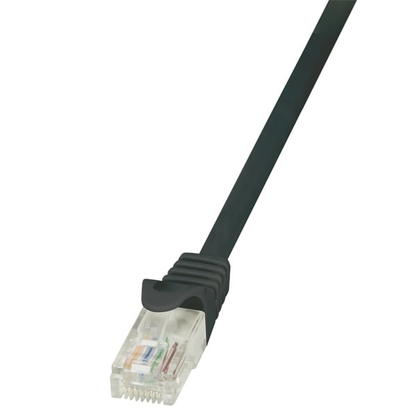 LogiLink 3m Cat.6 U/UTP RJ45 netværkskabel Sort Cat6 U/UTP (UTP)