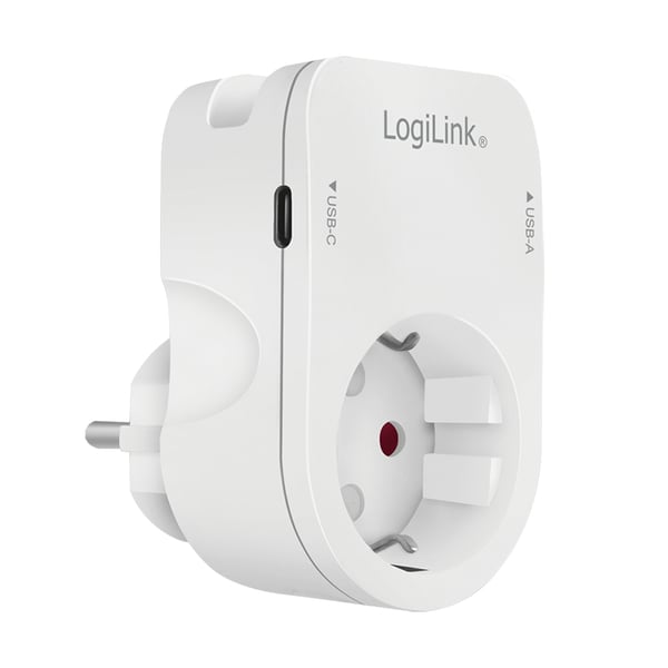 LogiLink PA0259 oplader til mobil enhed Universel Hvid Vekselstrøm Indendørs
