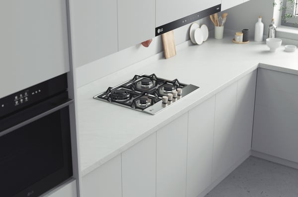 LG CBGZ2414S Ruostumaton teräs Kiinteä 59 cm Kaasuliesi 4 alue(tta)