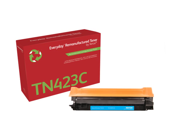 Everyday™ Syaani Remanufactured Toner by Xerox compatible with Brother TN423C, High capacity