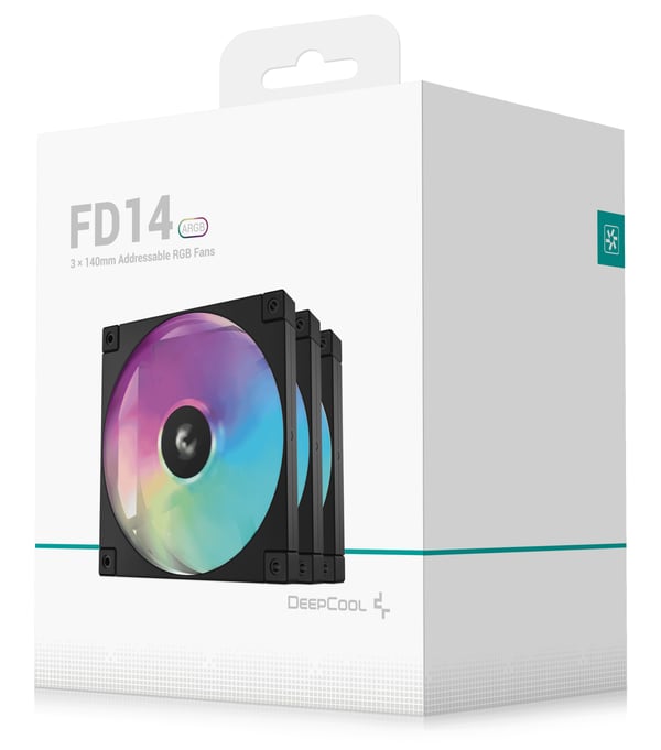 DeepCool FD14 ARGB 3 in 1 Computerkabinet Ventilator 14 cm Sort, Hvid 3 stk