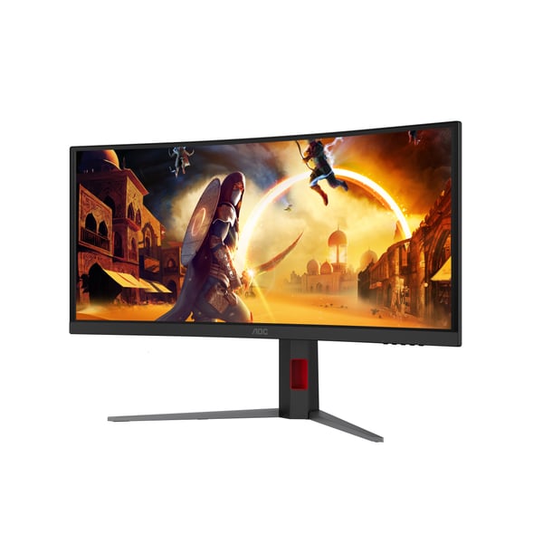 AOC G4 CU34G4ZCA platta pc-skärmar 86,4 cm (34") 3440 x 1440 pixlar Wide Quad HD Svart, Röd