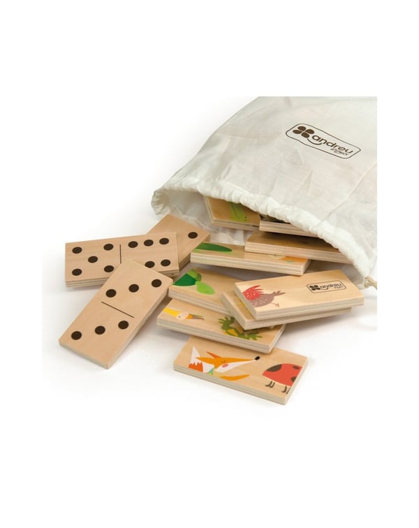 ANDREU Toys 16113 puslespil Byggesæt 28 stk Dyr