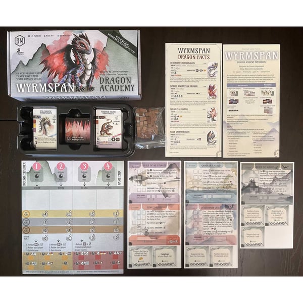 Asmodee Wyrmspan Dragon Academy 90 min. Brætspil