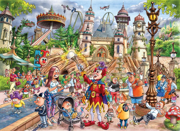Wasgij Mystery Efteling - Vidunderlige verden! (1000 brikker)