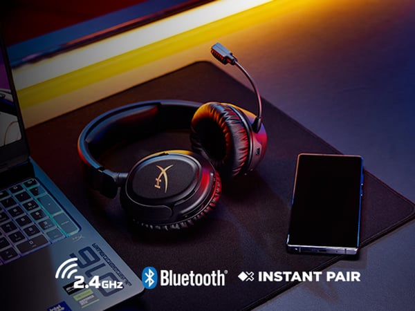 HyperX Cloud Flight 2 – langattomat pelikuulokkeet (musta)
