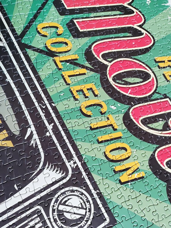Tactic Puzzle Lovers Vintage Posters Retro Movie Collection 1000 pcs puzzle