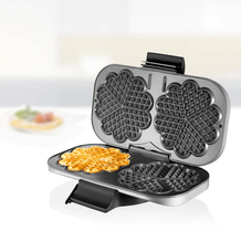 Unold 48241 vaffeljern 2 vaffel/vafler 1300 W Sort, Sølv