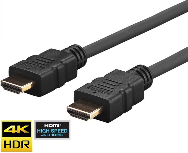 Vivolink PROHDMIHD0.25 HDMI-kabel 0,25 m HDMI Type A (Standard) Sort