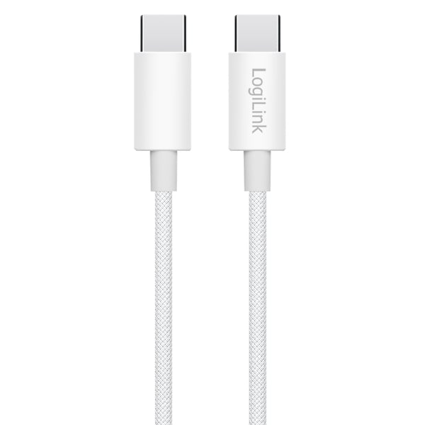 LogiLink CU0342 USB-kabel USB 2.0 1,5 m USB C 0,48 Gbit/sek. 60 W Hvid