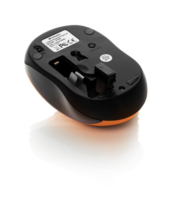 Verbatim Go Nano datormöss Kontor Ambidextrous RF Trådlös 1600 DPI