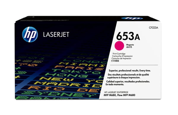 HP 653A, alkuperäinen magenta LaserJet-värikasetti