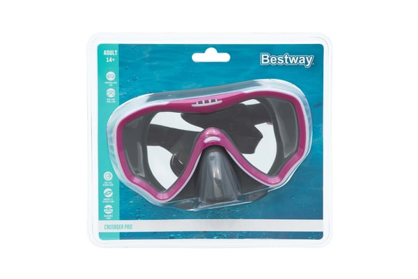 Bestway 22074 / 23 dykmasker Härdat glas Silikon Blandade färger Vuxen