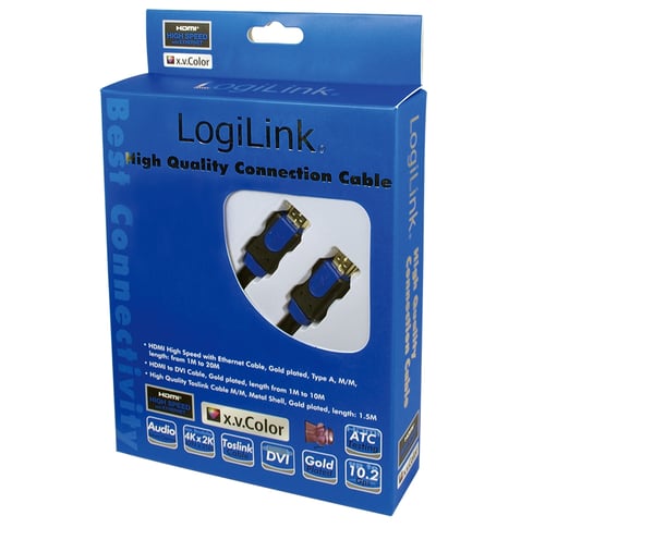 LogiLink CHB1101 HDMI-kaapeli 1 m
