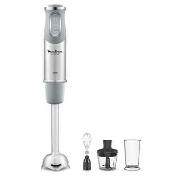 Moulinex Quickchef 0,8 L Upotettava sekoitin 1000 W Harmaa, Ruostumaton teräs