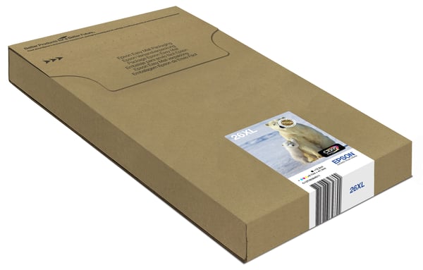 Epson Polar bear 26XL Isbjörn, Claria Premium-bläck, Multipack‚ 4 färger, EasyMail
