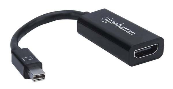Manhattan 151528 videokaapeli-adapteri 0,12 m Mini DisplayPort HDMI-tyyppi A (vakio) Musta
