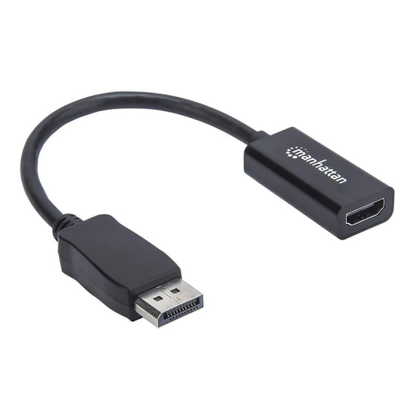 Manhattan 151634 videokaapeli-adapteri 0,15 m HDMI-tyyppi A (vakio) DisplayPort Musta