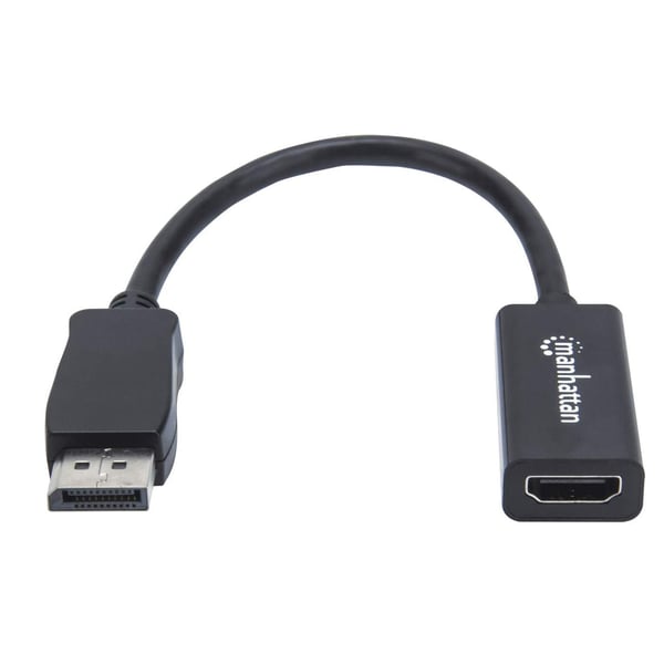 Manhattan 151634 videokaapeli-adapteri 0,15 m HDMI-tyyppi A (vakio) DisplayPort Musta