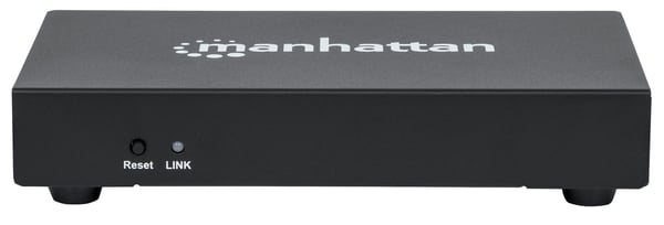 Manhattan 207829 AV forlænger AV sender Sort