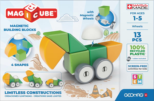 Geomag MagiCube 4 Shapes Recycled Wheels