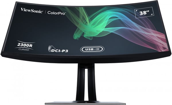 Viewsonic VP3881A computerskærm 96,5 cm (38") 3840 x 1600 pixel Quad HD+ LED Sort