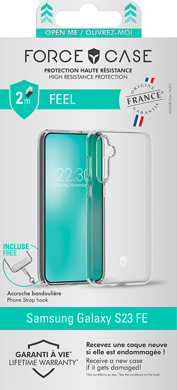 BIG BEN FCFEELGS23FET mobiltelefon etui 16,3 cm (6.4") Cover Transparent