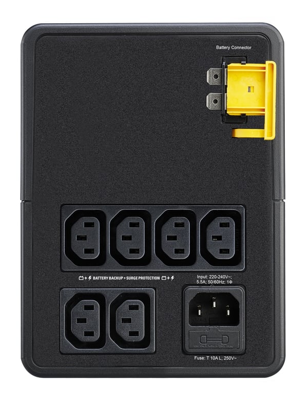 APC Easy UPS UPS-enhed Interaktivt indgangsstik 1,2 kVA 650 W 6 AC stikkontakt(er)