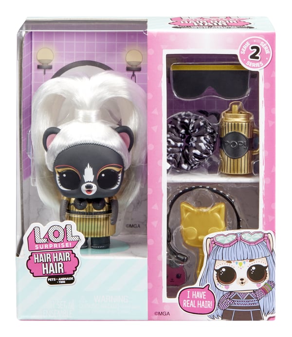 L.O.L. Surprise! Hair Hair Hair Pets Asst in PDQ