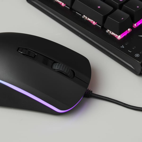 HyperX Pulsefire Surge mus Spil Ambidextrous USB Type-A Optisk 16000 dpi