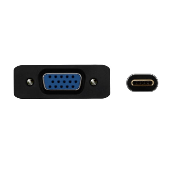 AISENS A109-0691 videokabeladapter 0,15 m USB Type-C VGA (D-Sub) Grå
