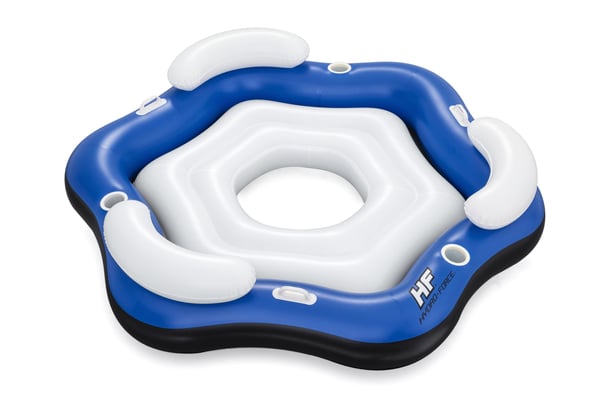Bestway 43111 pool- och badmadrass Blå, Vit Mönstrad Vinyl Flytande ö
