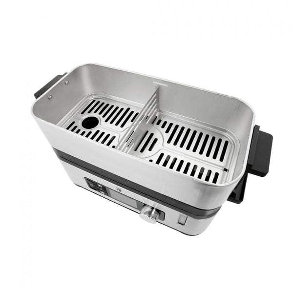 WMF KITCHENminis 0415090011 höyrykeitin 2 kori(a) Pöytämalli 900 W Musta, Ruostumaton teräs