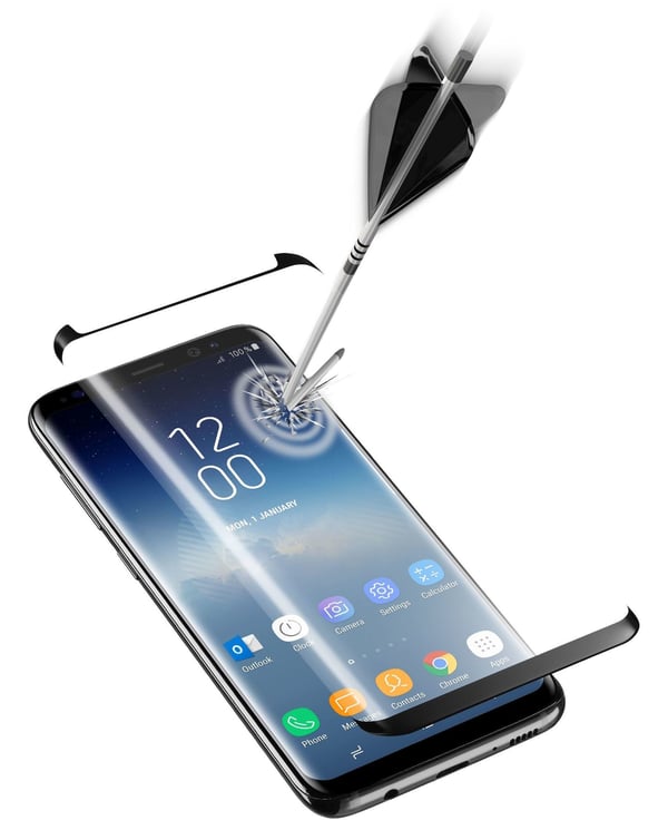 Cellularline TEMPGCU3PACKGALS9 Skærm og -bagsidebeskytter til mobiltelefon Klar skærmbeskytter Samsung 3 stk