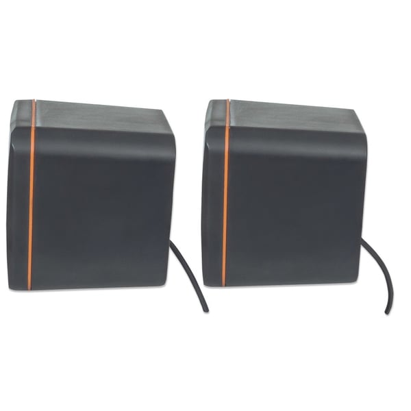 Techly ICC SP-320ETY højttaler Sort Ledningsført 3 W